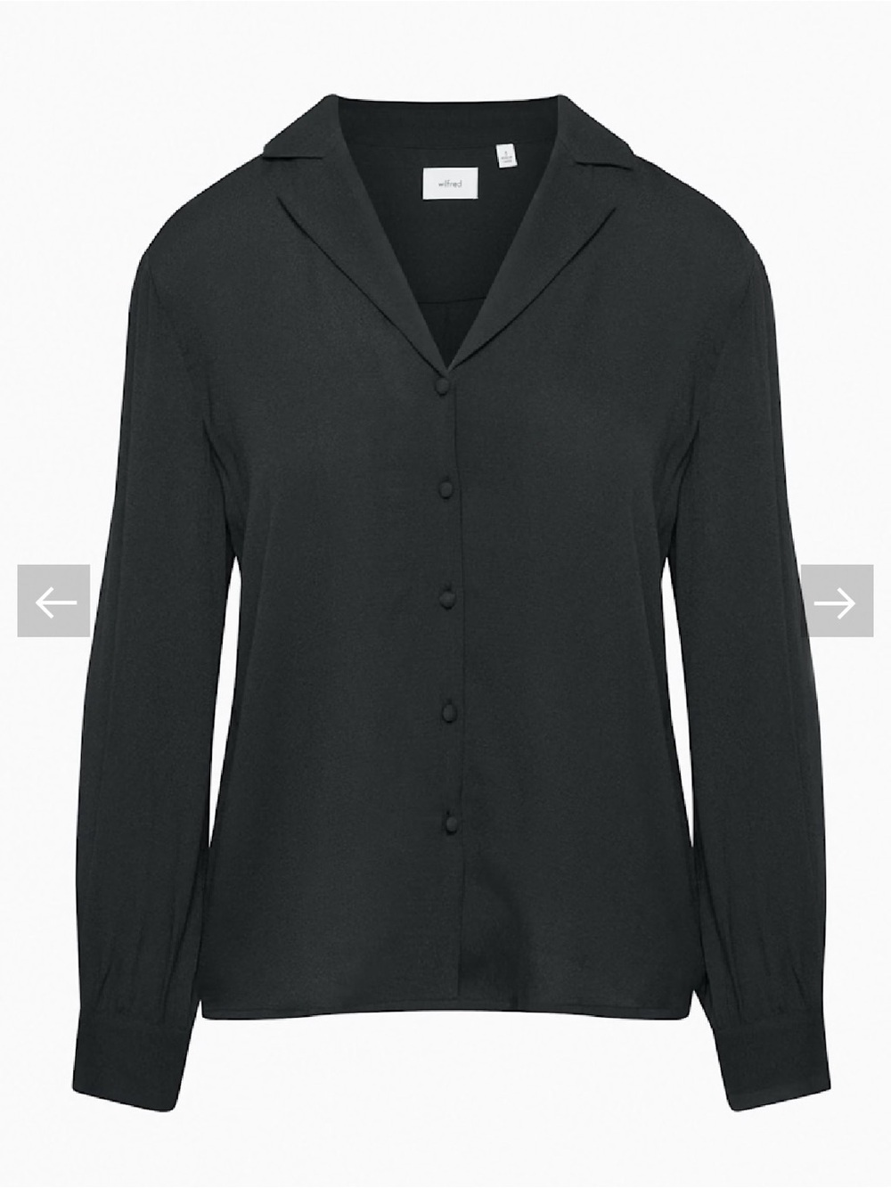 Aritzia Women’s Black Tulum Blouse- Size Small